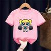 Girls Super Powerful Blouse Training Streetwear Tshirt Kids Shirt Academy Fitness Tshirt