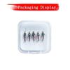 Fishing Lure 5Pcs/Box Fast Sinking Wire Tungsten Bead Head Nymph Flies Trout Fly Fishing Lures