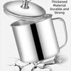 New 350-1250ml Mug 304 Stainless Steel Handle Design Tea Cup With Lid Drinkware Camping