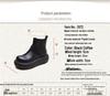 Shanghai Jiechu 2024 Autumn/Winter Cowhide Round Toe Korean Style Women's Boots