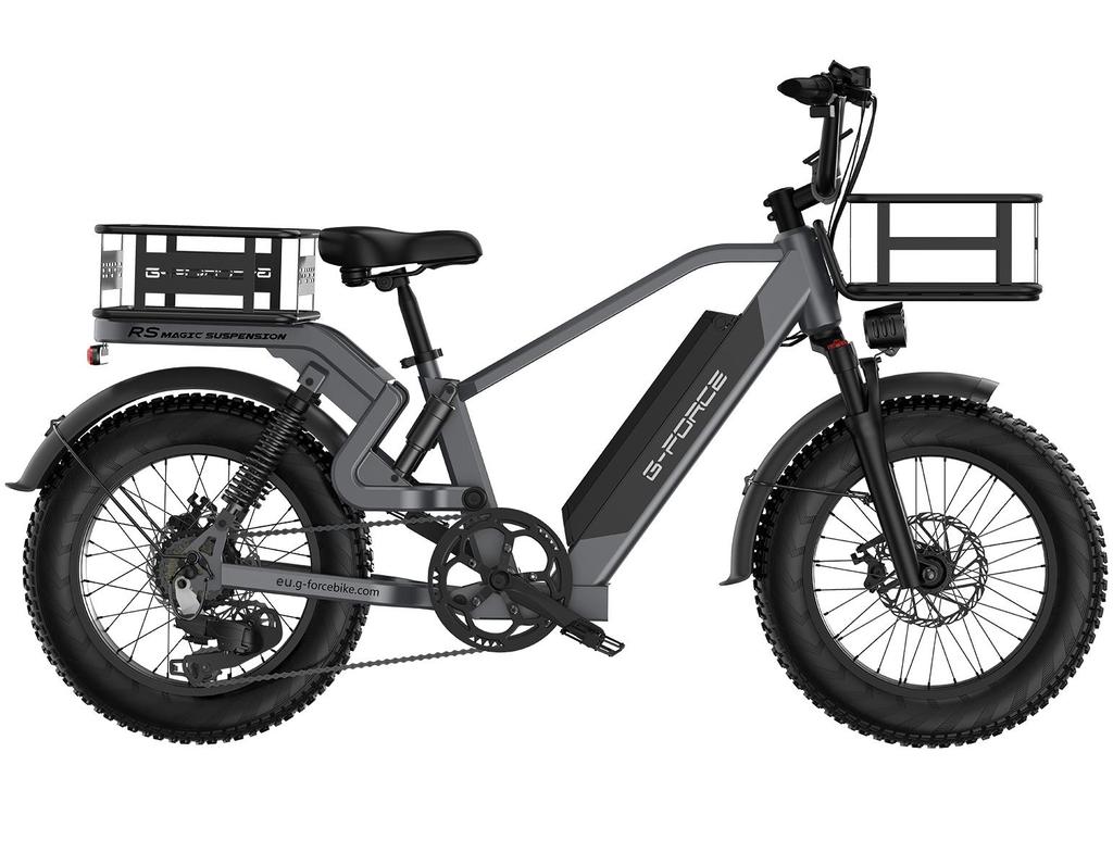 Bici Elettrica Full Suspension G-FORCE RS, Batteria Rimovibile 48V 15Ah