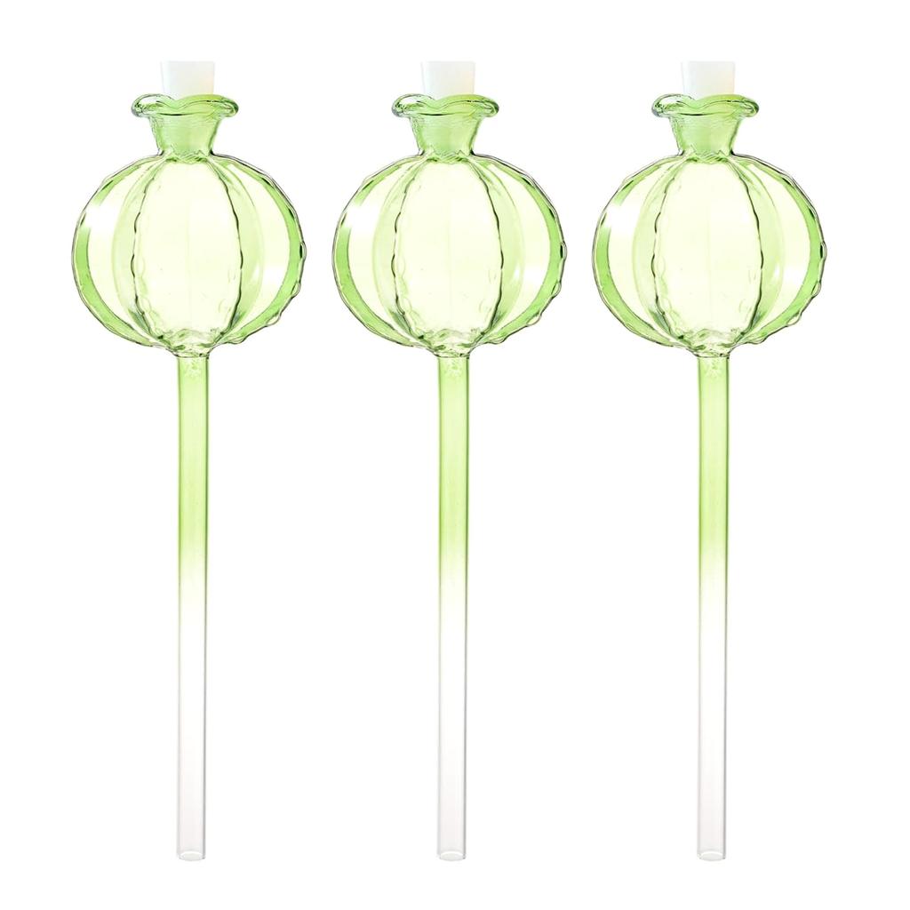 3pcs Plant Watering Globes Device Pomegranate Self Watering Planter Insert Automatic Water Irrigation Device for Indoor
