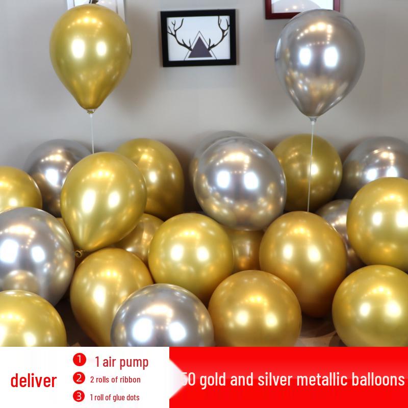 Metallic Balloon Decor for Events: Birthdays, Weddings, and More