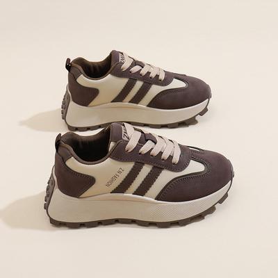 Ins Koreanische Version von Forrest Gump Schuhen Damen Tide 2024 Winter neu dicksohlige erhöhende Studentinnen Sport- und Freizeitschuhe AM1086