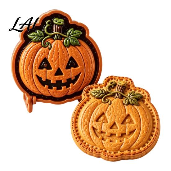 Halloween Cookie Cutters for Pastry Mini Pie Press Mold Hand Cutter Holiday Baking Versatile Snack Molds Holidays Party DIY Dessert Tool Non-Stick