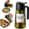 High Grade Olive Oil Dispenser Bottle,Light-Blocking Glass Blocks UV Rays & Preserves Flavor, Dual-Use Spray & Oil Pot