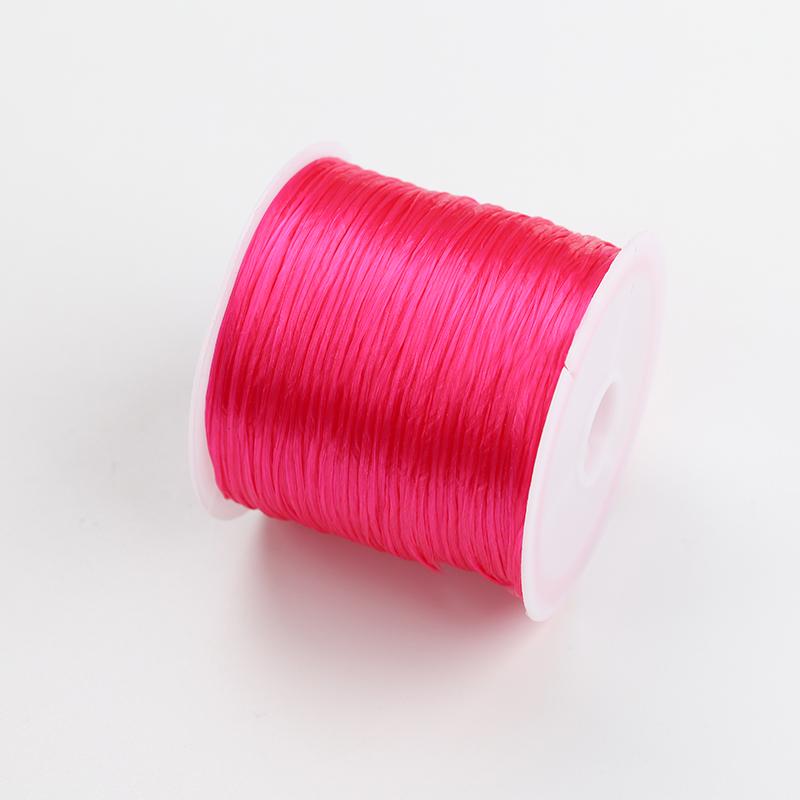Elastic Cord Roll for Beading: 60m Bracelet & Pearl Thread