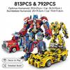 Transforming Race Cars Building Blocks Prime Trucks Trailers Robots Kits Child Kids Toys For Boys Adults Christmas Gifts