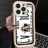 Phone Case for iPhone 17 Air 16E 15 16 Pro Max Retro Vintage License Plate Cover 14 Plus 13 12 Mini Soft Shell Silicone Fundas