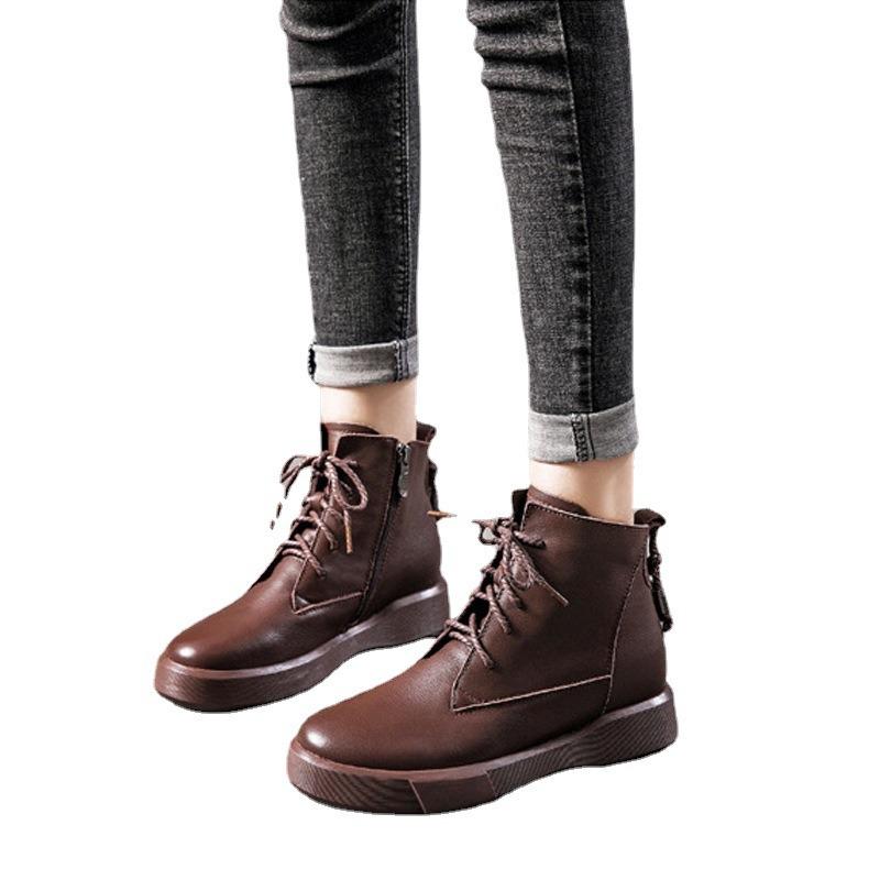 Leather Women's Boots Martin Boots Short Boots