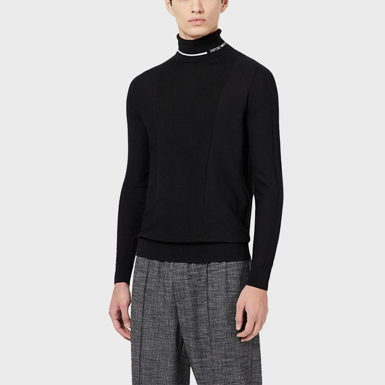 Emporio Armani Knitwear Men's Black 6H1MXA-1MDHZ-0999