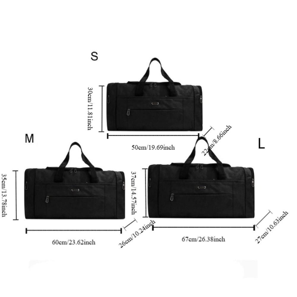 Large Capacity Travel Duffle Bag Oxford Messenger Bag Portable Travel Luggage Bag  Outdoor