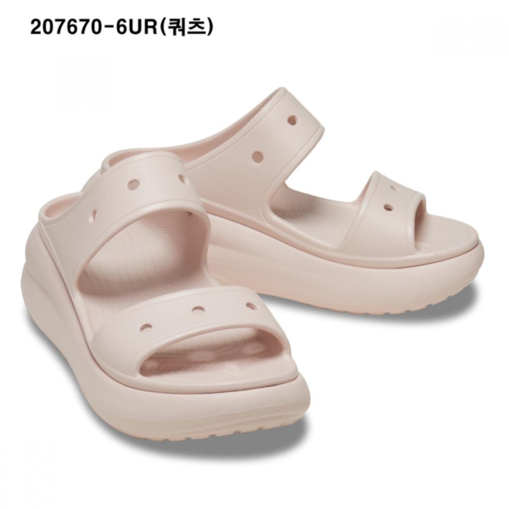 Crocs Unisex Crush Sandals 4 Types 207670 001 Other Crocs Sandals Slippers Gibbitz Chunky Heel High Heel Wedge Heels