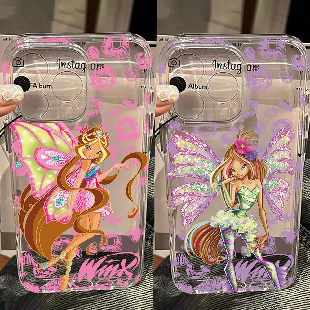 Lovely w-winxs c-clubs Phone Case For Samsung Galaxy S26 S25 S24 S23 S22 S21 S20 Note20 Edge Plus Ultra Lite 5G Clear Back Cover