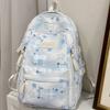 Schoolbag Japanese Ins Rendering Versatile Star Girl Backpack Cute Junior High School Student School Bag Large Capacity Backpack