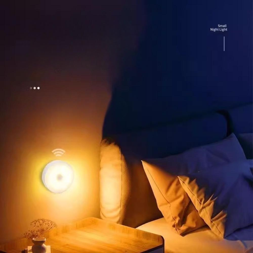 Bewegungssensor LED Nachtlicht USB Wiederaufladbare Nachtlampe für Küchenschrank Kleiderschranklampe Treppenhaus Kabelloses Schranklicht