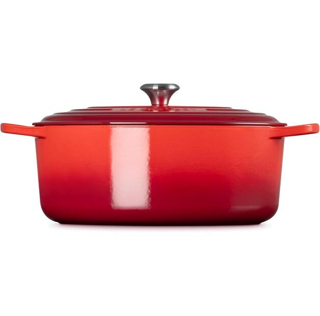Cast Iron Roaster Le Creuset Signature Oval 35cm Cherry Red 8.9l (21178350602430)