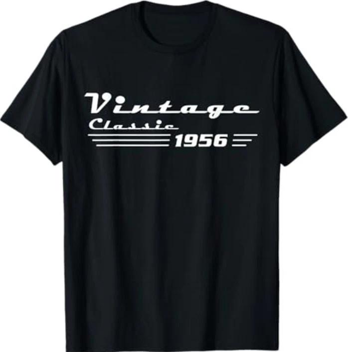 Vintage 70 Birthday Decorations Men 70yr 1956 70th Birthday T-Shirt