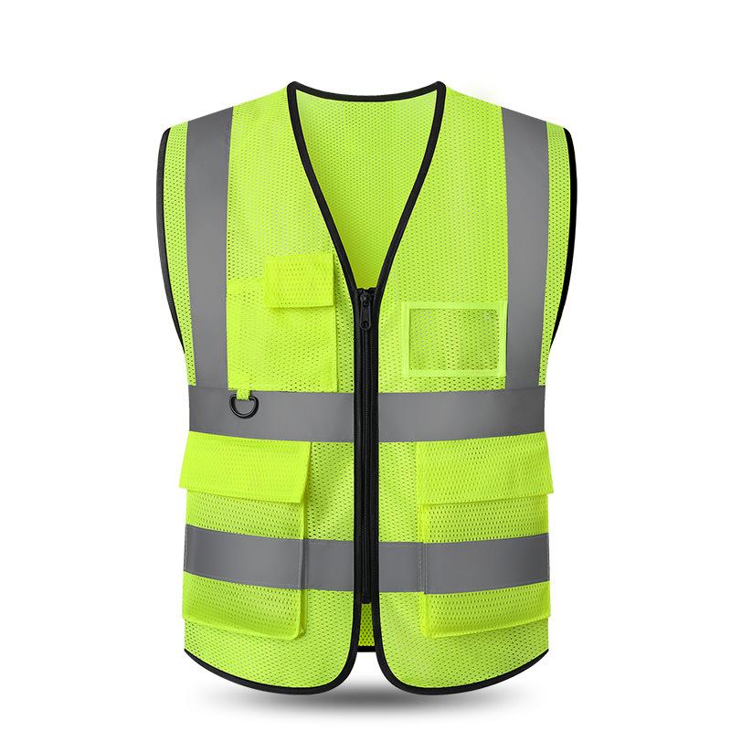 High Visibility Reflective Vest Working Clothes Motorcycle Cycling Sports Outdoor Reflective Safety Clothing Reflective Jacket