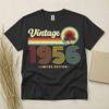 70th Birthday T-shirt Born In 1956 70 Years Old Gifts Vintage Limited Edition