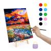 10 Colors Acrylic Pigment Frame Bracket Pen Kit Art Painting Set Accessories Supplies
