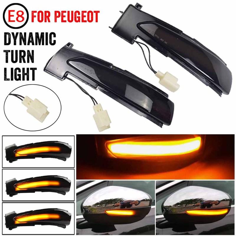 Dynamic Blinker For Peugeot 508 SW Citroen C4 Grand Picasso II LED Turn Signal Mirror Indicator Light 2013 2014 2015 2016 2017
