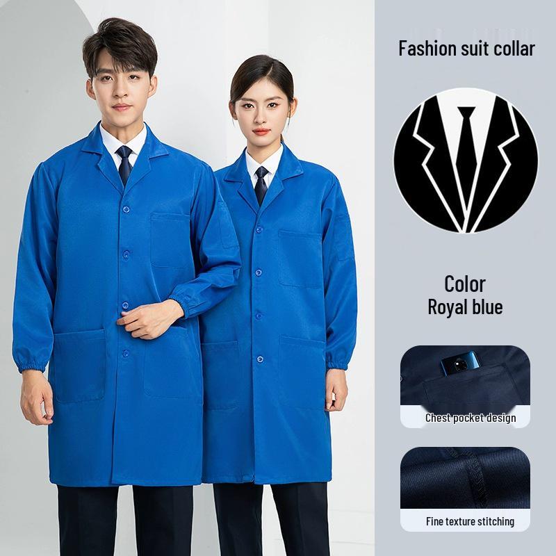 

Синий светоотражающий комбинезон: Износостойкая рабочая одежда с длинным рукавом и логотипом, напечатанным на заказ Large: Height 185 cm, Weight 155-195 jin