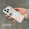 Eye-catching Apple 17 Pro Max Drop-Proof Soft Case with Camera Button - Cartoon Design