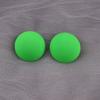 New Korean Neon Yellow Green Round Square Acrylic Stud Earrings For Women Geometric Triangle Matt Earrings Jewelry Party Gifts