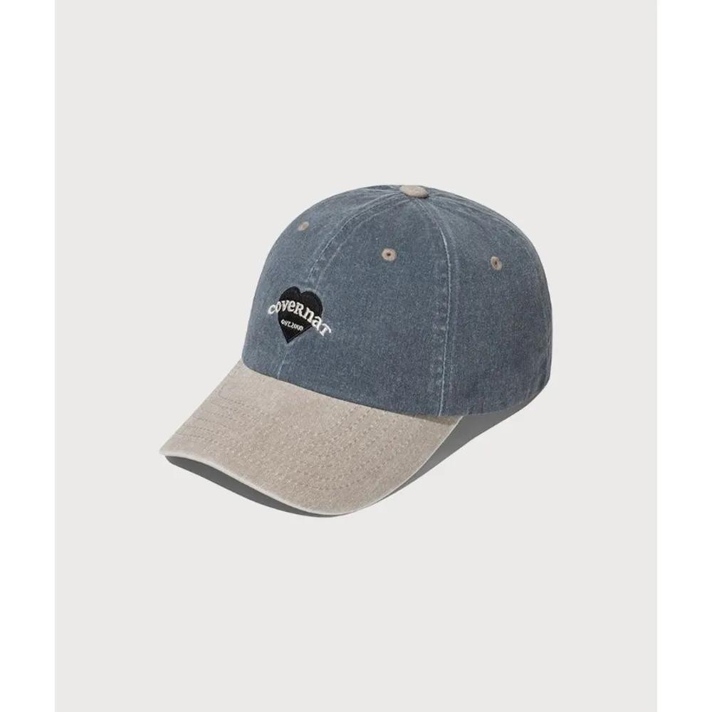 Women s Clover Heart Heart Cooper Logo Standard Fit Denim Ball Cap B1 CO2606CA57 NA CO2606CA57 NA/F