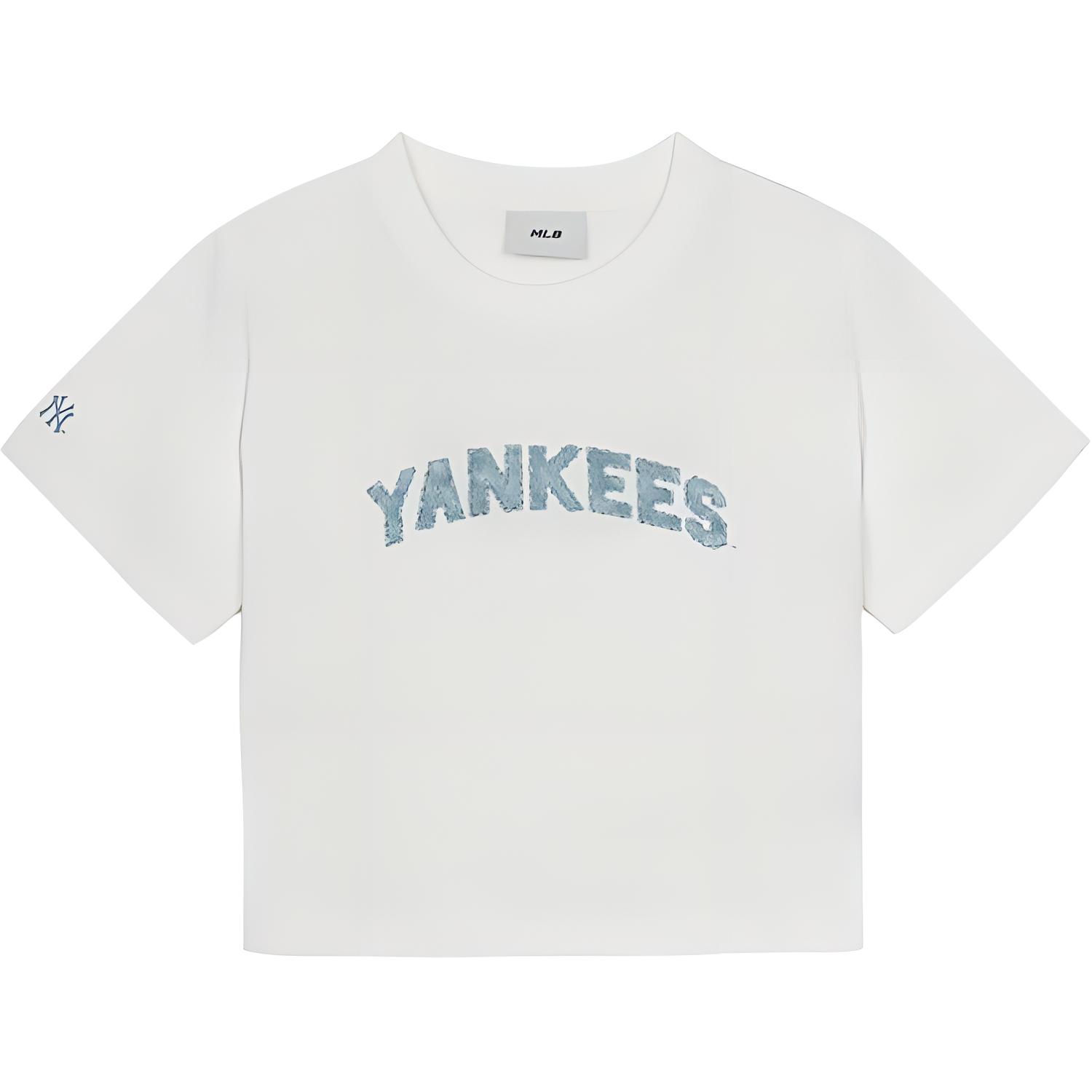 

New MLB T Shirts Women s White 3FTSM0553-50IVS S