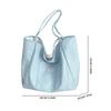 Women's Polka Dot Tote Bag Large Capacity Commuter Shoulder Handbag With Reinforced Bottom