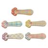 Girl Hairpin Plaid Pattern Cat Paw Shape Hair Clips Stable Clamping Force