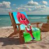 Ultra-Soft Beach Towel with Jelly Jamm Theme,Ideal for Pool - Camping, Diving - Perfect Travel Essential, Vibrant Beach Towel.