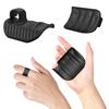 Rutschfeste Hantel Fitness Gripper Handschuhe Silikon Handgriff Sport Fitnessstudio Handschuhe Finger Trainingshandschuhe Einfach zu bedienen