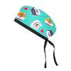 Adjustable Cotton Surgical Cap with Cartoon Print for Women and Men