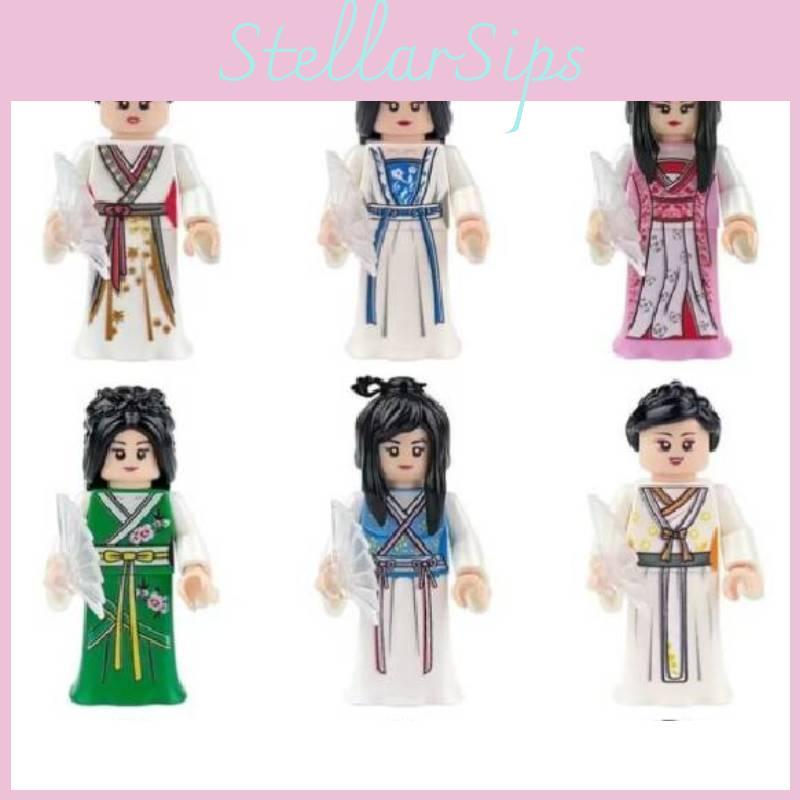 Girls Hanfu Chinese Elements Building Blocks Set For Creative Play And Educational Fun