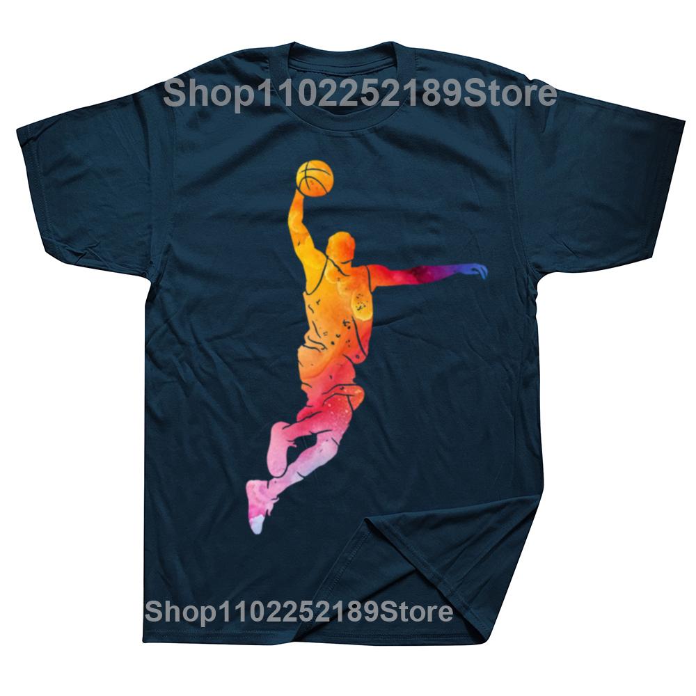 Funny Basketball Player Tshirts Men Womens Fashion Casual 100 Cotton Loose Oversized Basketballer Sports Graphic T Shirt