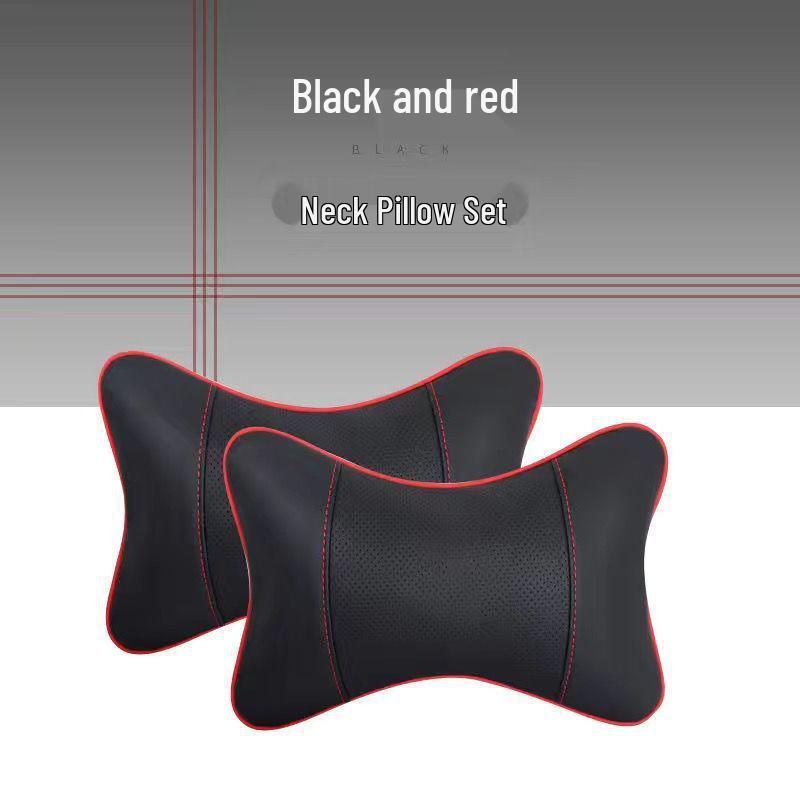 Zestaw poduszek podpierających szyję i lędźwie na zagłówek samochodowy na poduszkę oparcia