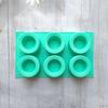 6 Dutina Malý kulatý kelímek Forma na svíčku Dezert Puding Nádobí na hrnek na pečení Dort Svíčka Pěna Forma na pečení Domácí dekorace