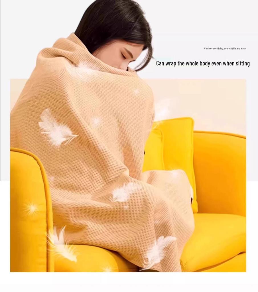 2025 USB Electric Heating Shawl Blanket - Outdoor Warm-up Electric Blanket