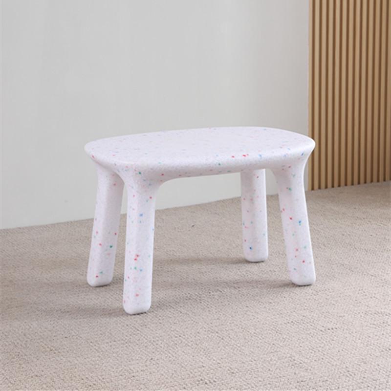 Nordic Creative Children's Chair - Simple Plastic Stool with Backrest for Kindergarten or Home Dining.