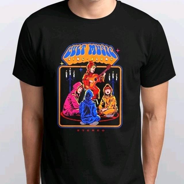 Cult Music Sing-Along Let s Summon T-SHIRT S M L XL XXL 3 4 XL colours Black S