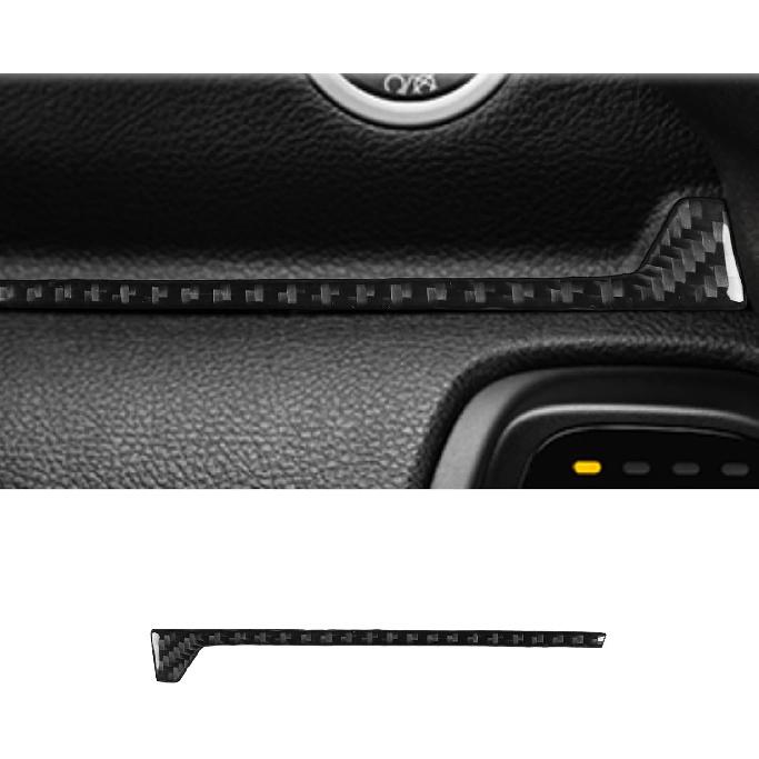 4pcs Carbon Fiber Car Window Lift Switch Cover Stickers Compatible with Dodge RAM 1500/2500/3500 2019-2023 Crew Cab, Door Glass Control Panel Trim