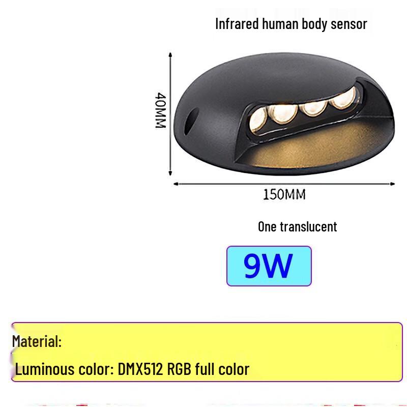 UOSU Stainless Steel In-Ground Motion Sensor LED Pathway Light
