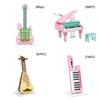 Instrument Model Assembly Toy Bricks Plastic Guitar 286pcs Piano 296pcs Violin 284pcs Keyboard 276pcs Pipa 297pcs