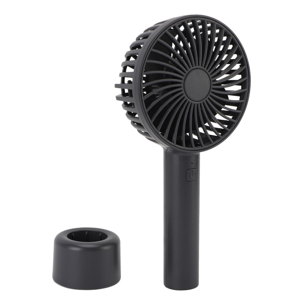 Handheld Fan Quiet Long Lasting Running Rechargeable 3 Speed Portable Fan with Lanyard Base for
