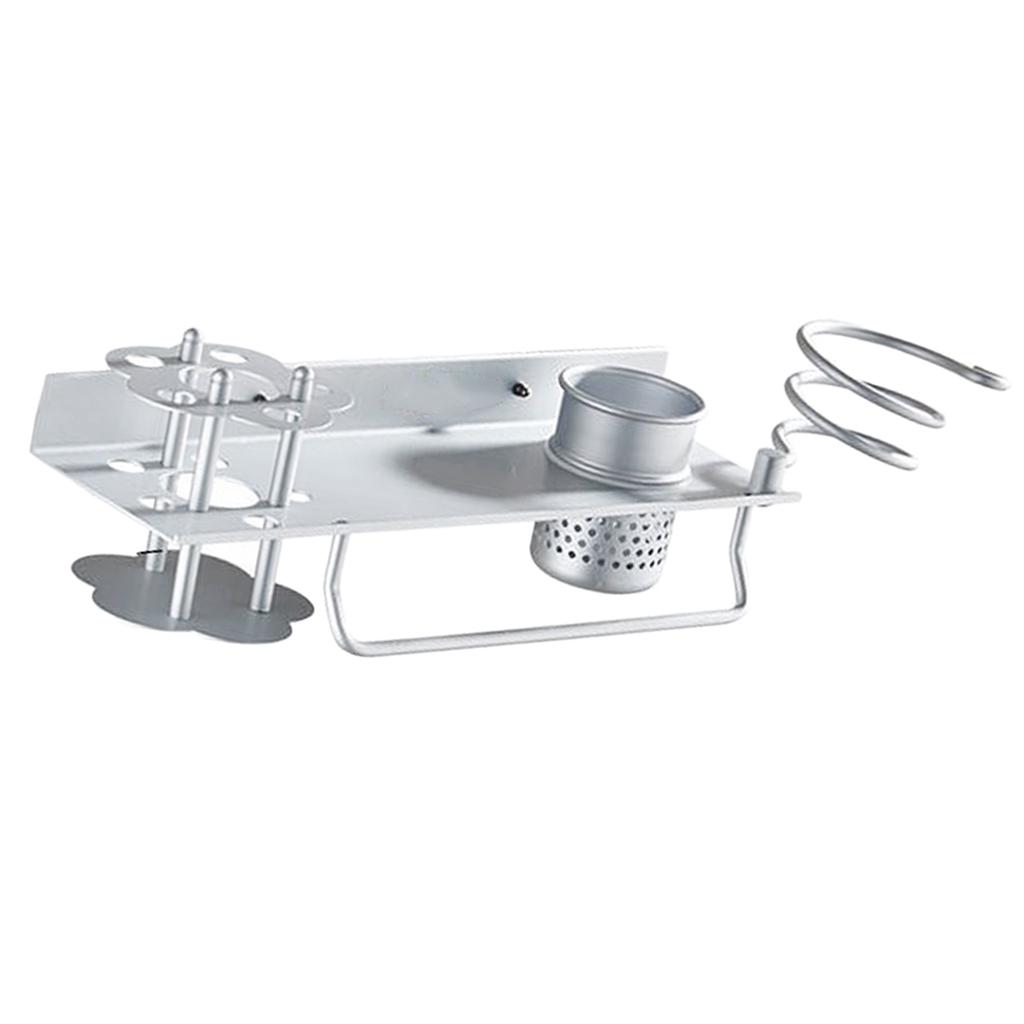 Dryer Holder,Hair Organizer Shelf Rack Stand,Wall Mount ,Bathroom Washroom Accessories Storage