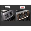 For Toyota RAV4 - Back Row Air Outlet Vent Cover Trim Wood Grain 1PCS