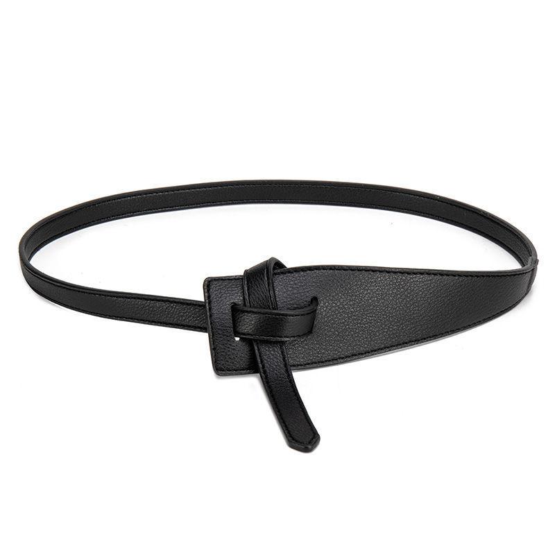 New Coat Belt, Korean-style Simple Belt, Women's Irregular Buckle Windbreaker, Knotted Belt, Waist Seal